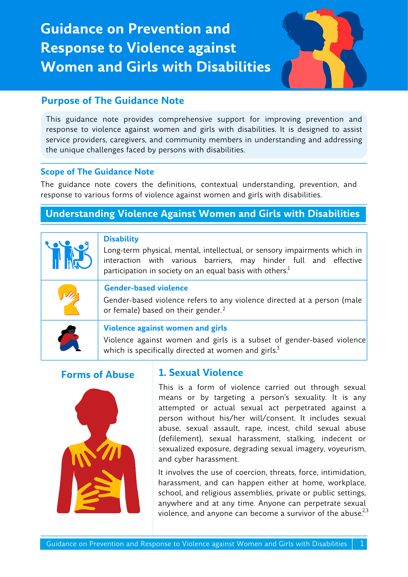 Prevention & Response to Violence against Women and Girls with ...